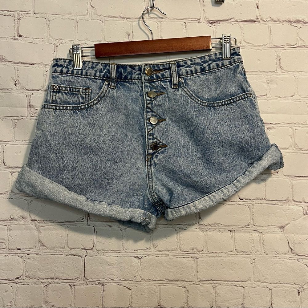 Forever 21 Mom Jean Shorts Button Fly Size 29